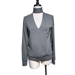 Bailey 44  Eye Splice Sweatshirt Long Sleeve Sexy Pullover Size XSmall